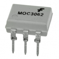 MOC3062, Оптопара с симисторным выходом 600В, переключение при переходе через ноль [DIP-6]  ячейка 3