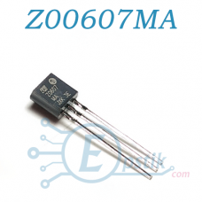 Z00607MA  Симистор 0.8А 600В, [TO-92-3]