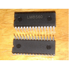 LM8560 (LM8560L), Часы/будильник с управлением светодиодным индикатором [SDIP-28]  ячейка 160