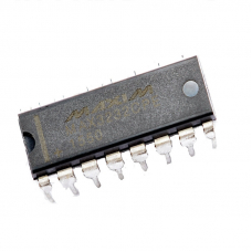 MAX3232ESE+T, Приемопередатчик интерфейса RS-232, четыре внешних конденсатора  [SO-16]  ячейка 92