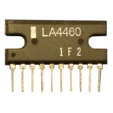 LA4460 имеет высокий коэффициент усиления 51dB и выходную мощность 12 Вт.  ячейка 104