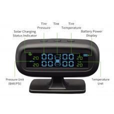 XIAOMI Smart Car TPMS система контроля давления  Солнечная цифровой ЖК-дисплей Автоматическая охранн