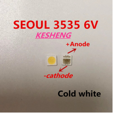 Светодиодный чип LED 2 Вт 3535 6 в, bianco Freddo 135LM ТВ аппликатор SBWVL2S0E