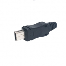 Разьем USB папа 5 Pin  пластиковый корпус мини USB разъем Jack Tail Plug MINI ( Папа)