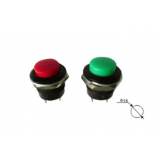 Миниатюрный круглый кнопочный выключатель 16 мм,  6A125V/AC 3A 250V