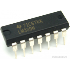 LM339N, Счетверенный компаратор, (=К1401СА1), [DIP-14]   ячейка 58