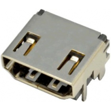 Медь сплав 19 PIN SMD горизонтальный разъем HDMI Порты и разъёмы Интерфейс разъем