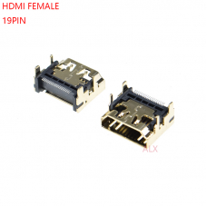 19PIN 19 P HDMI Женский разъем под прямым углом smt smd 90 градусов позолоченный hd 19 PIN