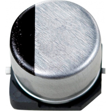 ECAP SMD, 220 мкФ,35 В, 105°C, 20% 8x10.5мм, Конденсатор электролитический алюминиевый SMD