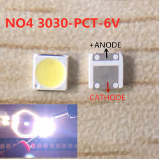Светодиодный чип SMD  белого цвета  LEXTAR 3030 6V