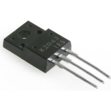 2SK2043 Транзистор, N-канал, 600В 2А 25Вт TO220F (53-22)