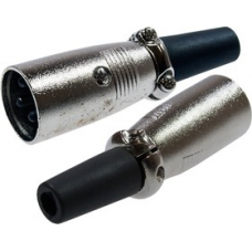 14-0514, разъем canon штекер XLR на кабель l=60.00 мм