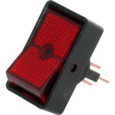 ASW-11D (красный), Переключатель с подсветкой ON-OFF (20A 12VDC)