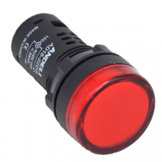 Лампа AD16-22DS(LED)матрица d22мм красный 220В AC (ANDELI)