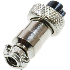 1-561-8 Разъем MIC16  8P "гн" металл на кабель (ПАПА)