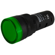 Лампа AD16-16 12в  d=16mm  зелёный