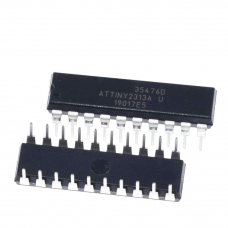 ATtiny2313A-PU, Микроконтроллер 8-Бит, picoPower, AVR, 20МГц, 2КБ Flash [DIP-20]  ячейка 159