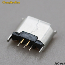 Вертикальный MICRO mini USB 5-контактный гнездовой разъем 180 градусов 