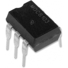 MOC8103, Оптопара, с транзистором на выходе, 1 канал, DIP, 6 вывод(-ов), 60 мА, 5.3 кВ,  ячейка 8