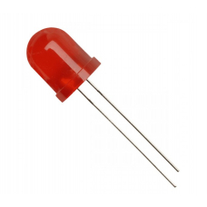 DFL-8003URD-1 линза красный матовый (цвет красный)  1000Lm угол обзора 60°  2 вольта