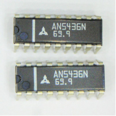 AN5436N микросхема управления разверткой цветного телевизионного сигнала DIP18  ячейка 187