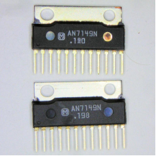 AN7149N  микросхема двухканальный усилитель аудиосигнала SIP12   ячейка 188