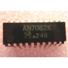 AN7082K  микросхема двухканальный (стерео) предусилитель НЧ сигнала  3V  SDIP 22  ячейка 190