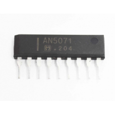  AN5071   микросхема переключатель диапазонов тюнера TV 18V 14mA 31V reg   SIP9   ячейка 193