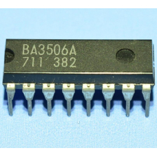  BA3506A  микросхема двухканальный предварительный усилитель мощности/сигнала  DIP16  ячейка 195