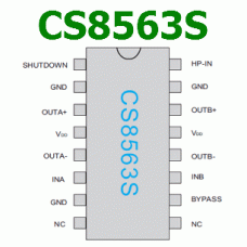 CS8532S 5,5 WX2 стерео AB/D чип, переключение, полный мост, аудио усилитель мощности  ячейка 208