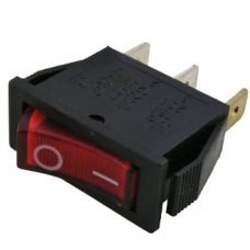 PL-6036  Выключатель большой SC красный с подсветкой (SC-791)