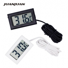 Цифровой мини-термометр с ЖК-дисплеем, комнатный удобный датчик температуры для морозильной камеры