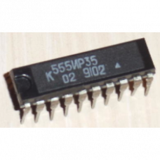 К555ИР35 восьмиразрядный регистр с установкой в ноль  ячейка 232
