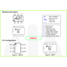 FAN6862TY ШИМ-контроллеры на токовых переключателях SOT23-6 в блистере   (K1-6)