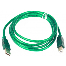 AT2824, Кабель USB 3 м (USB 3.0, Am = Bm, зеленый)