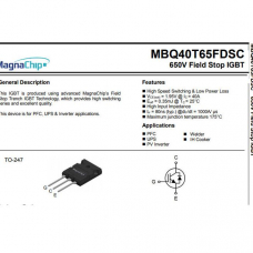 MBQ40T65FDSC - IGBT N 375Wt  650V 80A TO 247 (104-21)