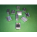Радиатор ребристый 25х43х22 для диодов тиристоров транзисторов