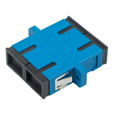 Адаптер оптический проходной SC-SC, OS2, дуплекс (duplex), синий 