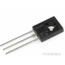 BD140, Транзистор PNP 80В 1.5А 12.5Вт [TO-126]   (40-4)
