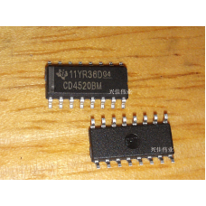 CD4520BM, DUAL UP-COUNTER CMOS SOIC16  ячейка 4