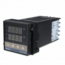 Цифровой ПИД-регулятор температуры REX-C100  с датчиком термопары типа К