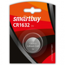 CR1620, Элемент питания литиевый (1шт) 3В Smartbuy