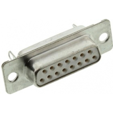 DA15S064HTLF, Разъем D Sub, DB15, Standard, Гнездо, Серия D, 15 контакт(-ов), DA, Solder Cup 04-45 DA15S064HTLF, Разъем D Sub, DB15, Standard, Гнездо, Серия D, 15 контакт(-ов), DA, Solder Cup 04-45