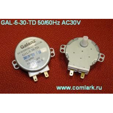 Двигатель пов.стола 30V GAL-5-30-TD 50/60Hz 5/6об/мин 4W