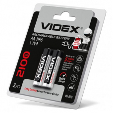 Элемент питания VIDEX АА  HR6 1.2V  2100 mAh Hi-MH