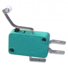 KW1-103-D13B200  микропереключатель с изогнутой лапкой и роликом   (№39)