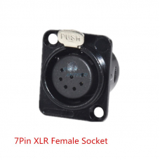 Металлический разъем Xlr, 7-контактный разъем Cannon Female/Male, Xlr, микрофон 