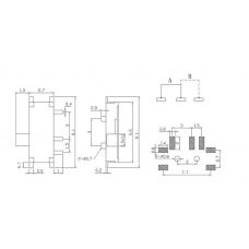  Мини 7-контактный вкл/выкл 1P2T SPDT MSK-12C02 SMD переключатель слайдов для MP3 MP4