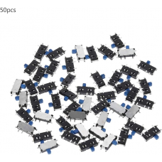 Мини smd smt MSK-12C02 тумблер 7pin 1P2T вкл/выкл Скользящие переключатели для MP3 MP4