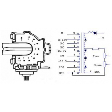 Строчный трансформатор FBT FSV14A004 SAMSUNG